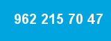 962 215 70 47 962 215 70 47